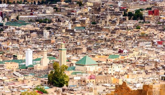 Fes city landmarks Morocco