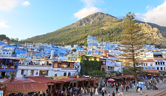 Chefchaouen blue streets Morocco